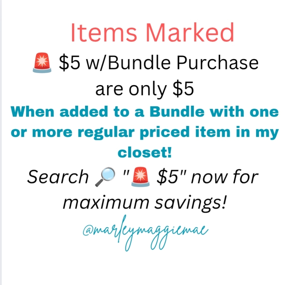 🚨 $5 Deals 🚨 Bottom Of My Closet 🚨👇⬇️ Scroll Or Search 🔎